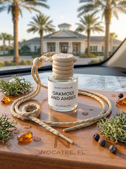 Luxury Car Diffuser — Nature Scents, 8ml Refillable, Long-Lasting Fragrance