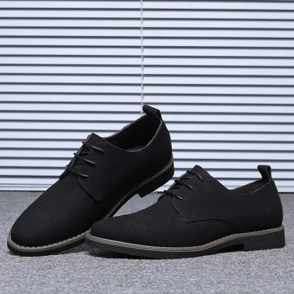 New Men Oxfords Suede Leather Dress Shoes Mens Casual Shoes Sneakers Luxury Brand Moccasins Loafers Men Classic Flats Derby Shoe