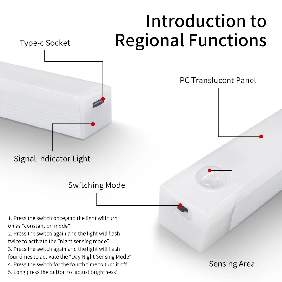 Smart Motion Sensor Night Light Wireless