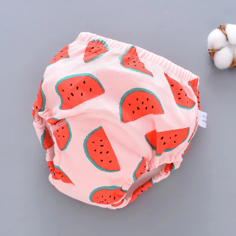 Baby Waterproof Reusable Training Pants 6 Layer Cotton Baby Diaper Infant Shorts Nappies Panties Nappy Changing Underwear Cloth