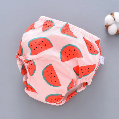 Baby Waterproof Reusable Training Pants 6 Layer Cotton Baby Diaper Infant Shorts Nappies Panties Nappy Changing Underwear Cloth