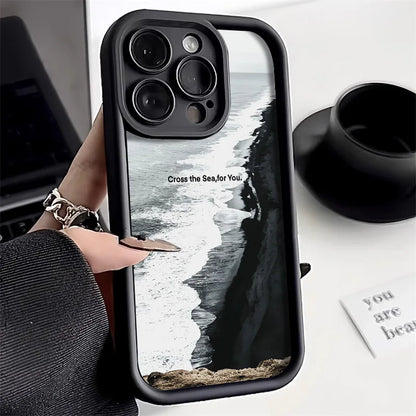Soft Candy Liquid Silicone Phone Case for iPhone 13 Case iPhone 16 Pro 15 11 14 12 17 Pro Max XR 7 8 Plus SE Shockproof Cover