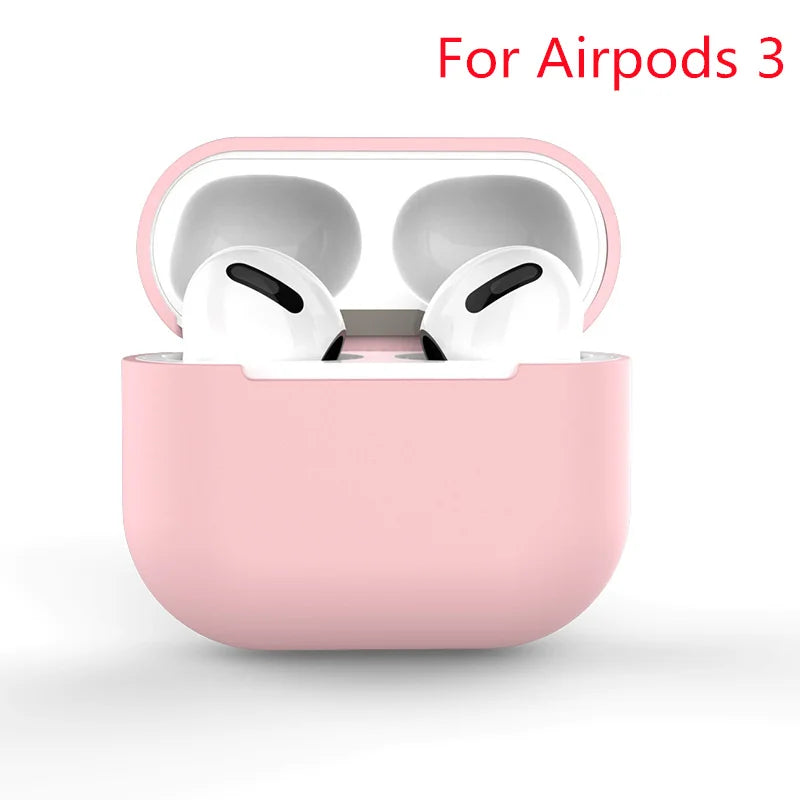 Silicone Protective Case for Apple AirPods Pro and AirPods 3