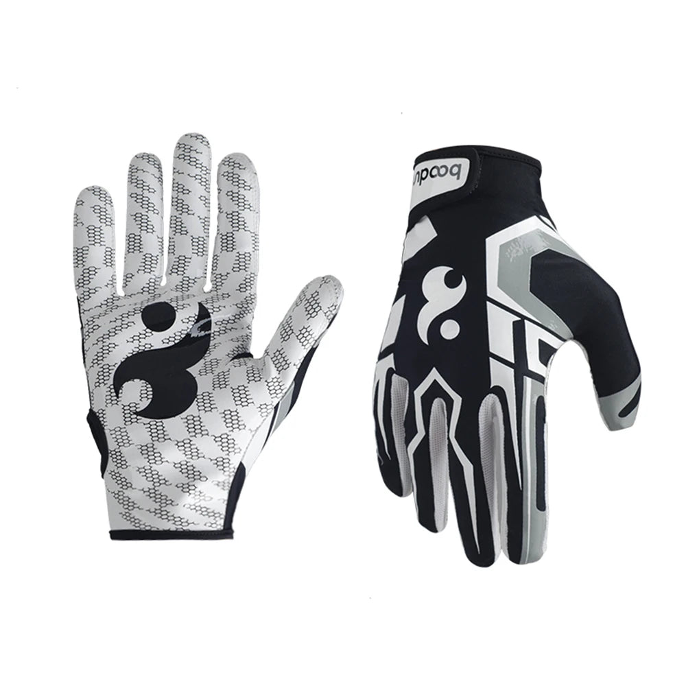 Football Gloves With Padding Receiving Gloves With Adhesive Padding Indoor Football Gloves Rugby and Baseball Hitting Glove 1071