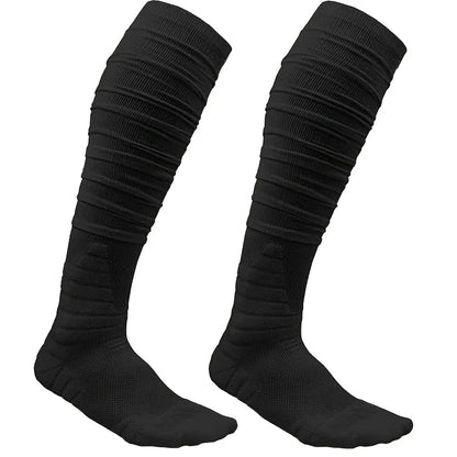 1pair Men's Football Socks, Breathable Sweat-Absorbing Sock for Super Foot Bowl