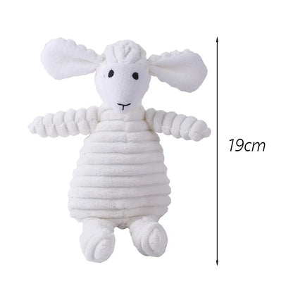 Corduroy Squeaky Dog Chew Toys for Small Medium Dogs Bite Resistant Puppy Toy Squeaker Dog Toys Pets Products Mascotas Supplies