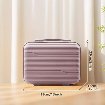 2024 New Durable13/20/28 Carry-On Suitcase - PP Material, Zippered & Password Lock, for Travel,Business Trip Cabin Luggege Trunk
