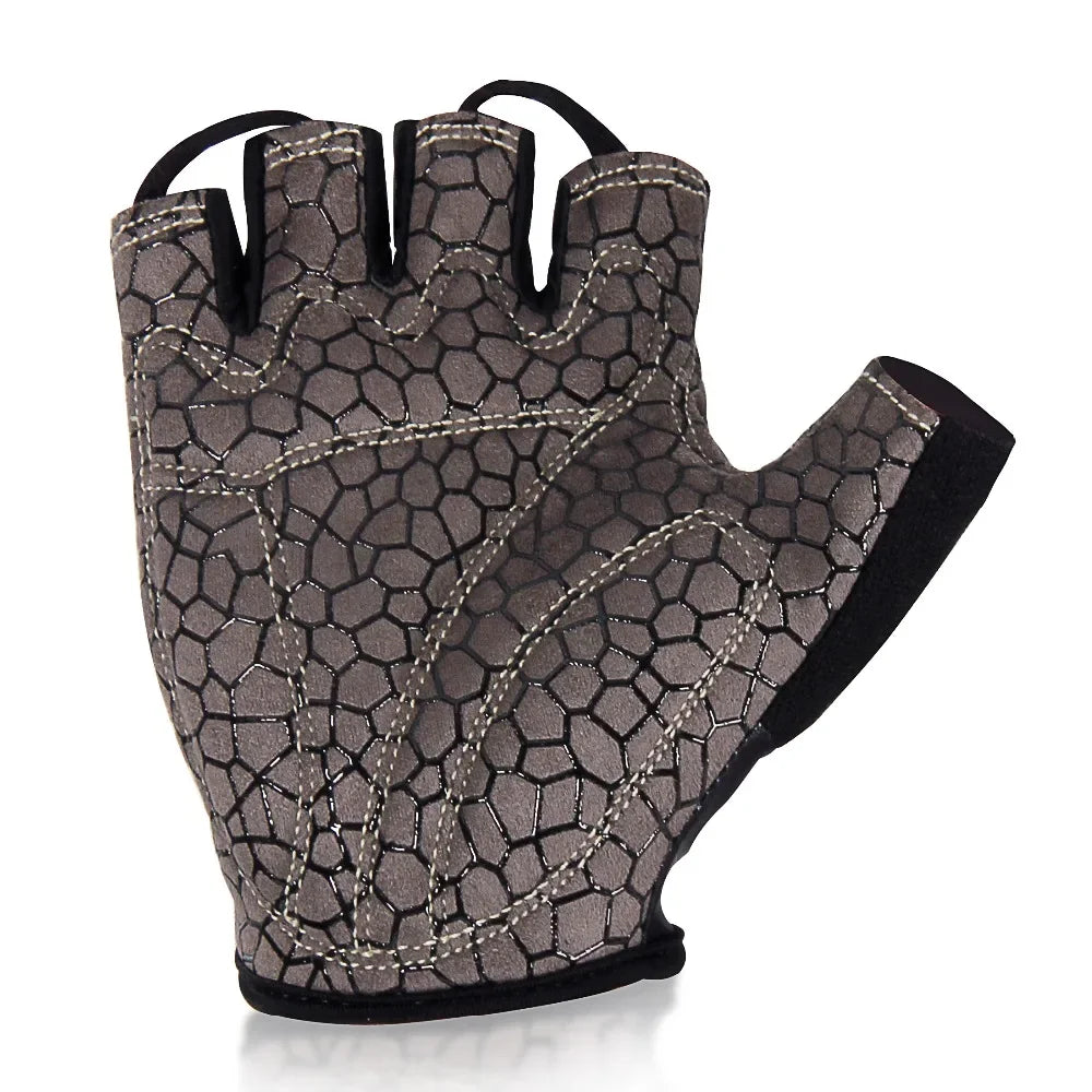 Men Women Gym Weightlifting Gloves Body Building Half Finger Workout Fitness Gloves Shockproof An-Slip Sports Training Gloves