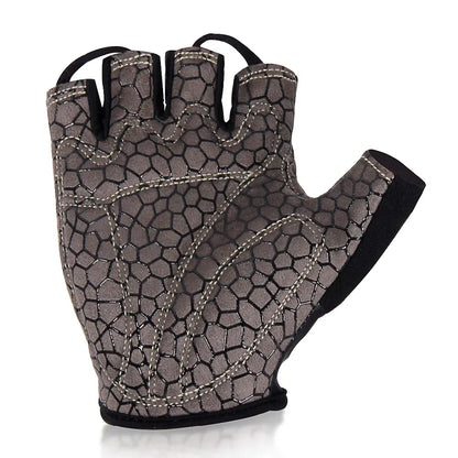 Men Women Gym Weightlifting Gloves Body Building Half Finger Workout Fitness Gloves Shockproof An-Slip Sports Training Gloves