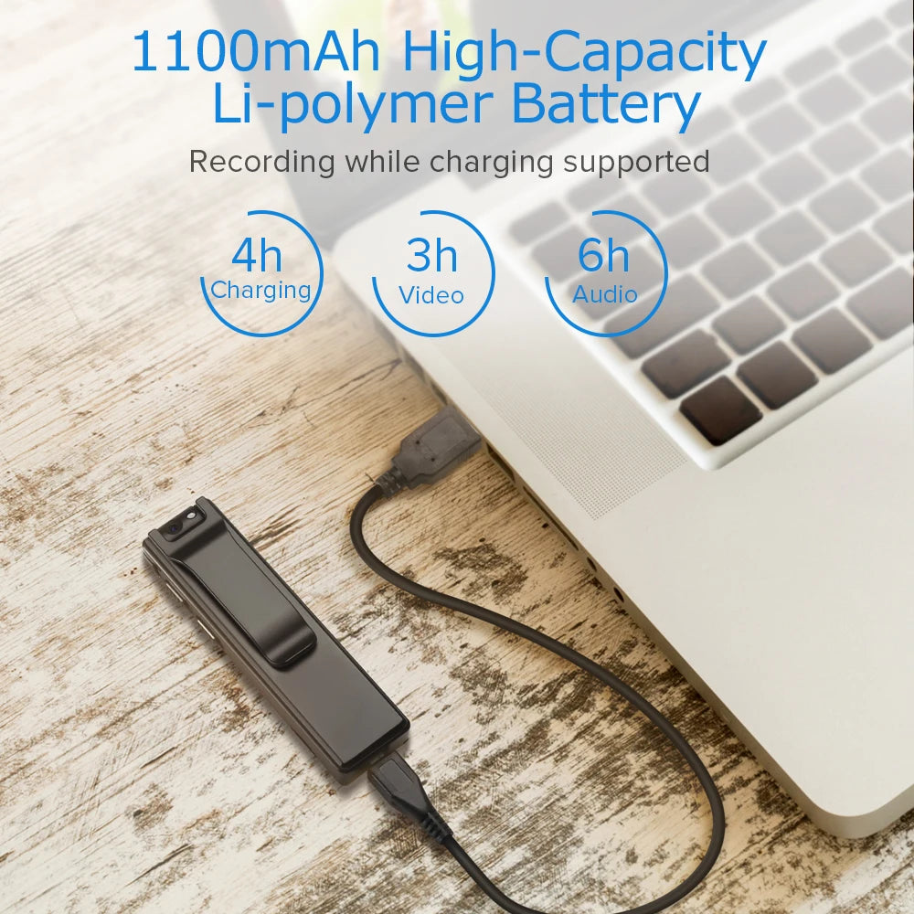 Mini HD Digital Camera 1080P with Magnetic Mount and Flashlight