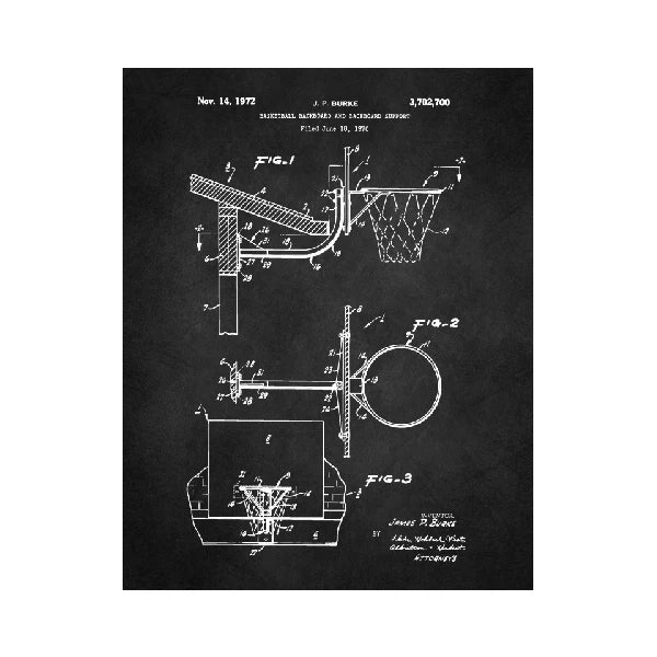 Basketball Court Posters Canvas Art Prints , Sports Basketball Canvas Painting Retro Wall Picture Boys Room Art Decor