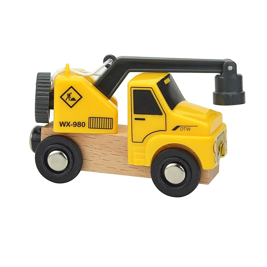 Wooden Track Electric Locomotive Train Magnetic Car Toy for All Brand Wooden Train Track Railway Toys for Kids Educational Toys