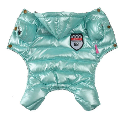 Clothes for Small Dogs Winter Warm Puppy Pet Dog Coats Waterproof Hooded Dog Jacket Jumpsuits Chihuahua Yorkie Clothing Overalls