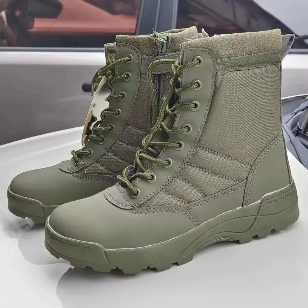 2026 New Tactical Boots Men Boots Special Force Desert Combat Male Boots Outdoor Hiking Boots Ankle Shoes Men Tactical Boots