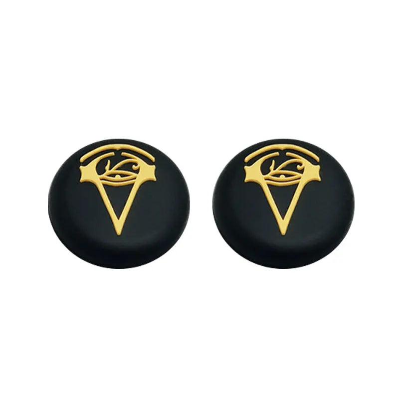 2pc Soft Silicone Thumb Stick Grip Caps for PS5 PS4 Xbox Switch Controller