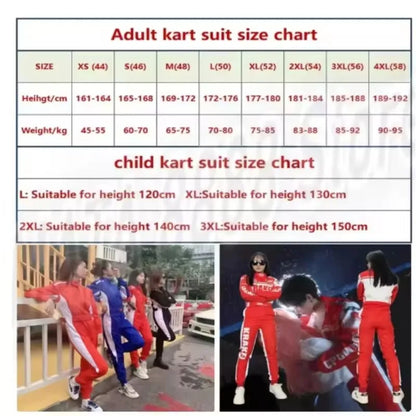 Hot Adult Professional Karting Suit Waterproof Car Motorcycle Motocross Racing Club Exercise Clothing Set Overalls 오토바이 슈트