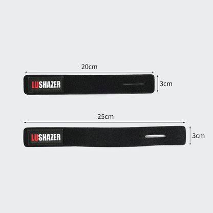 2pcs/Lot LUSHAZER Fishing Rod Tie Magic Fishing Tool Cable Tie Rod Strap Belt Tie Rod Fishing Accessories Suspenders