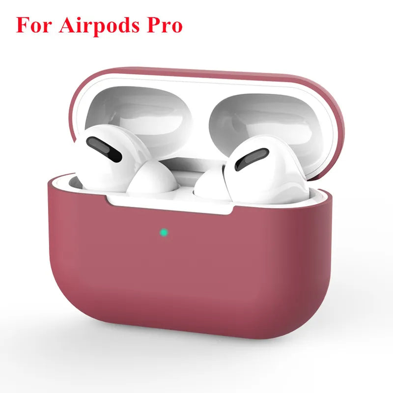 Silicone Protective Case for Apple AirPods Pro and AirPods 3