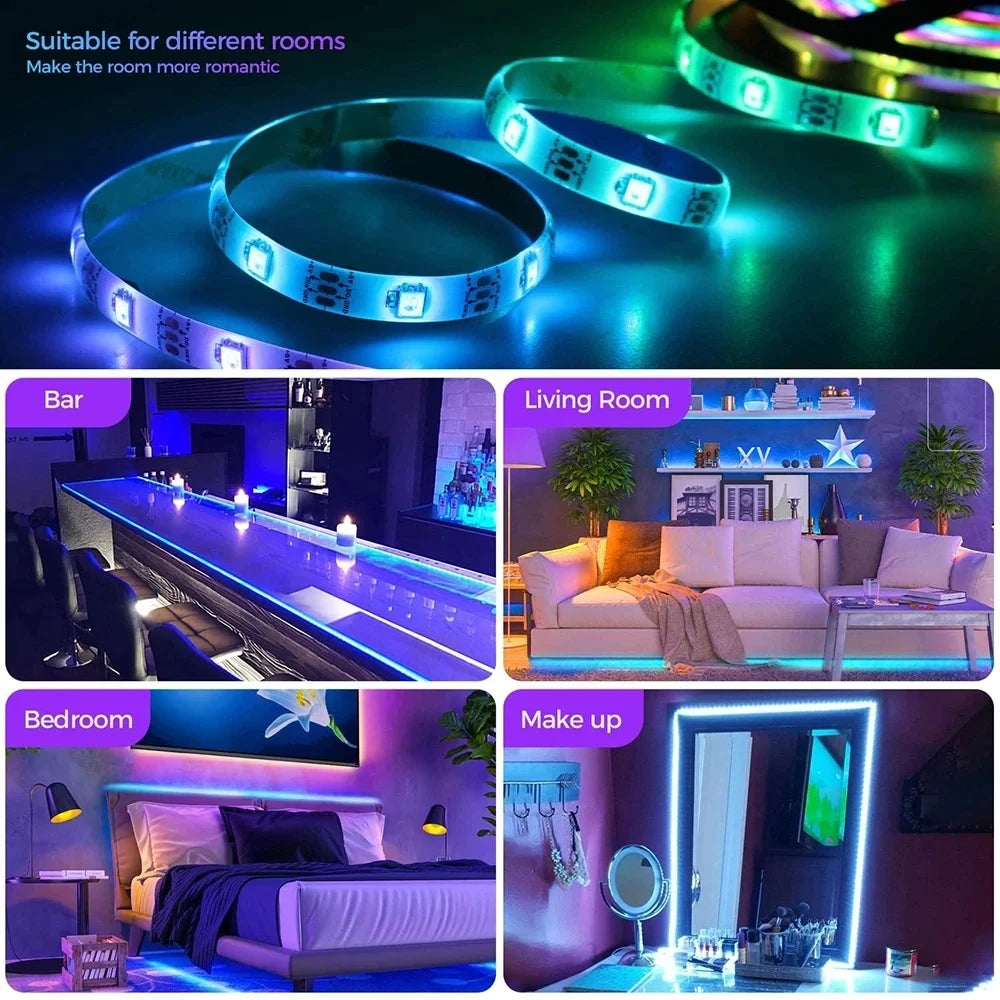 Color RGB 5050 LED Strip Bluetooth Tape