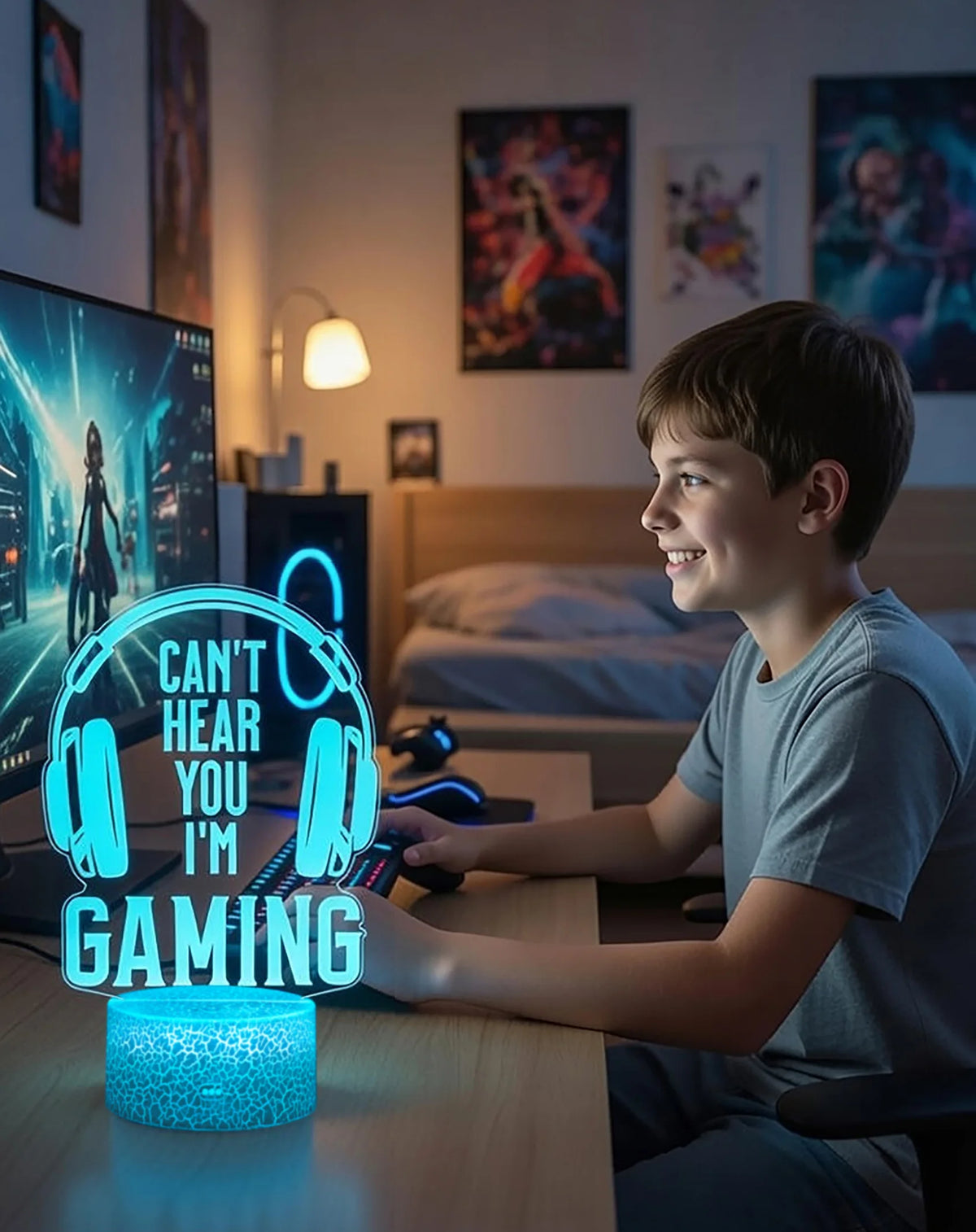 Magiclux Game Room LED Lamp Decoration Gaming Night Lights for Boys Teens Men Gamer Gifts