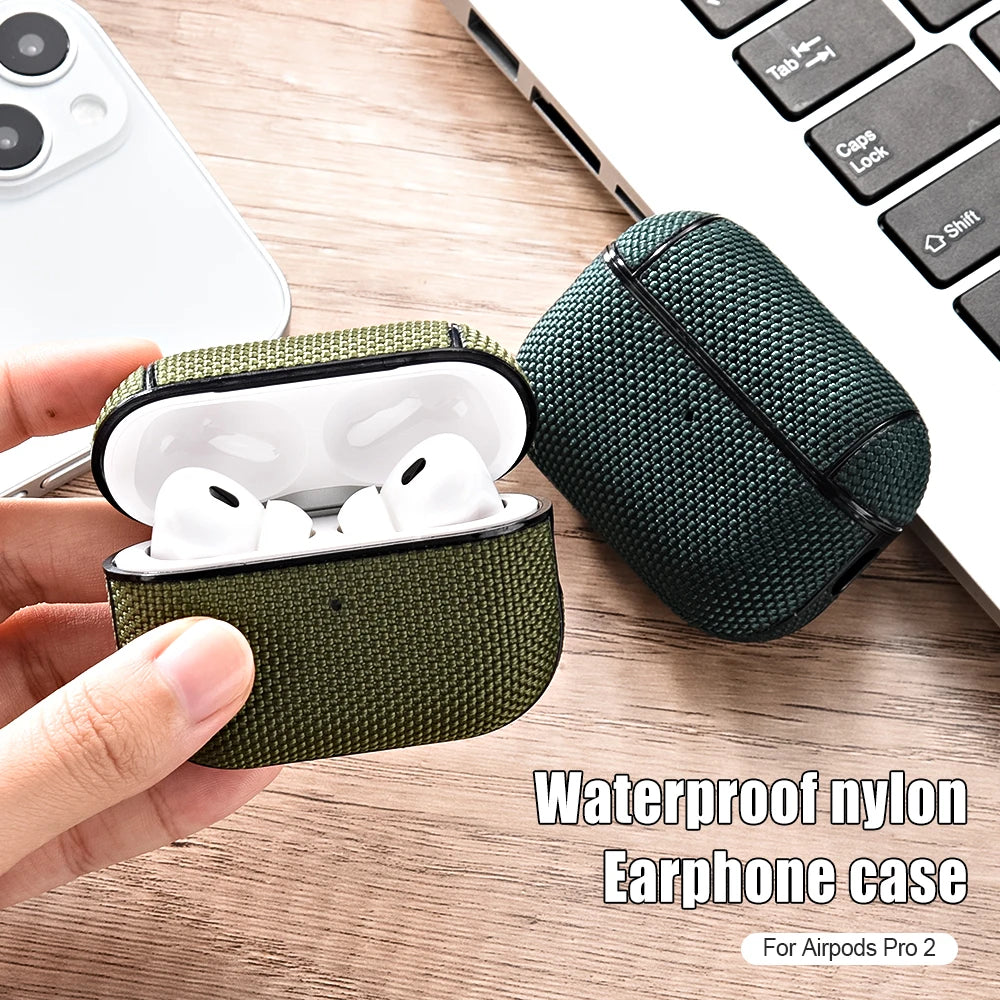 Nylon Hard Plastic Case for AirPods Pro 2 Case for AirPods Pro2 3 3rd USB C Case Wireless Headset for AirPod Air Pods Pro2 Cover