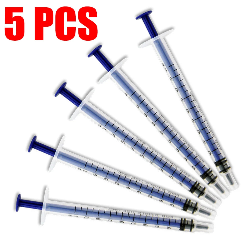 5pcs 1ml,3ml,5ml,10ml,20ml,2.5ml,30ml,50ml Sterile Pet Feeding Disposable Syringe or Hydroponics Lab Medical Tool Nutrient