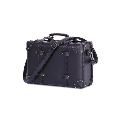 New Retro Rolling Luggage Spinner Brand Vintage Leather Suitcase on Wheel Women Trolley Travel Bag Men Trunk Carry-Ons Luggage