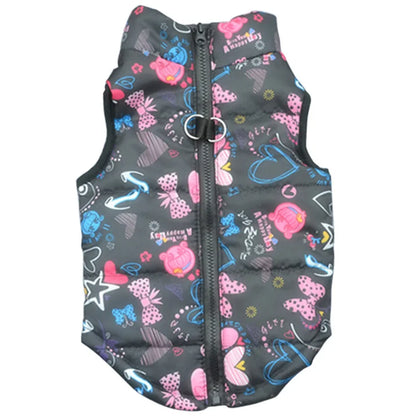 Warm Dog Clothes for Small Dog Windproof Winter Pet Dog Coat Jacket Padded Clothes Puppy Outfit Vest Yorkie Chihuahua Clothes 35