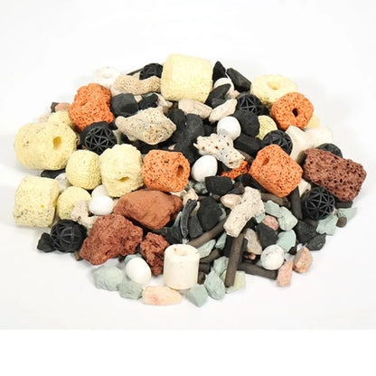 420G /Pack Aquarium Filter Media Activated Carbon Ceramic Rings Bio Balls Fish Tank Water Filter Material Aquarium Accessories