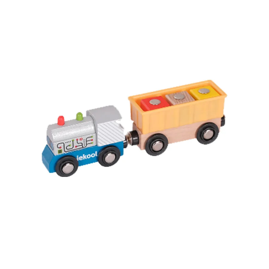 Wooden Track Electric Locomotive Train Magnetic Car Toy for All Brand Wooden Train Track Railway Toys for Kids Educational Toys
