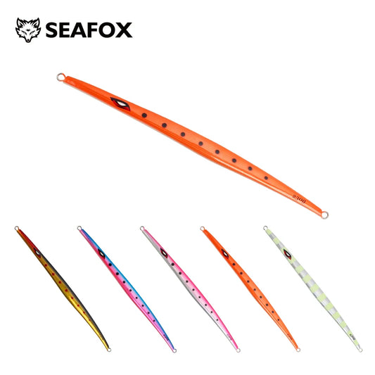 2024 SEAFOX NEW Sea Fishing Fast Sinking JIG 160g 200g 250g Deep Sea Metal Jig Fishing Spoon Baits Jig Lure Pencil Fishing Tackl