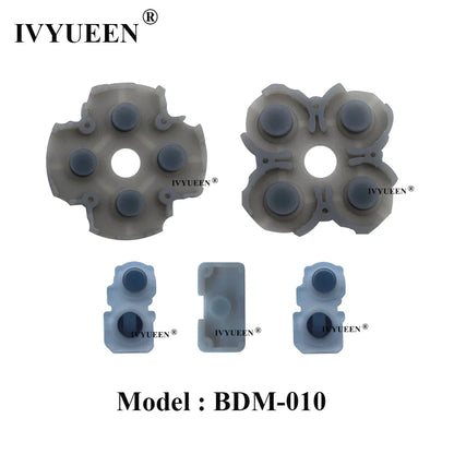 IVYUEEN Silicone Conductive Rubber Adhesive Button Pad Keypads for Sony PlayStation DualShock 4 5 PS5 PS4 Pro Controller Gamepad