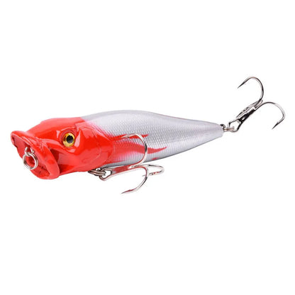 Aorace 1pcs Big Popper Fishing Lure Artificial Fishing Bait Crankbait Wobbler High Carbon Steel Hook Fishing Lures