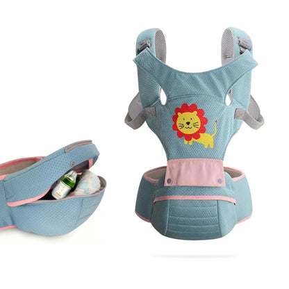 0-36 Months Ergonomic Baby Carrier Infant Kid Baby Hipseat Sling Front Facing Kangaroo Baby Wrap Carrier for Baby Travel