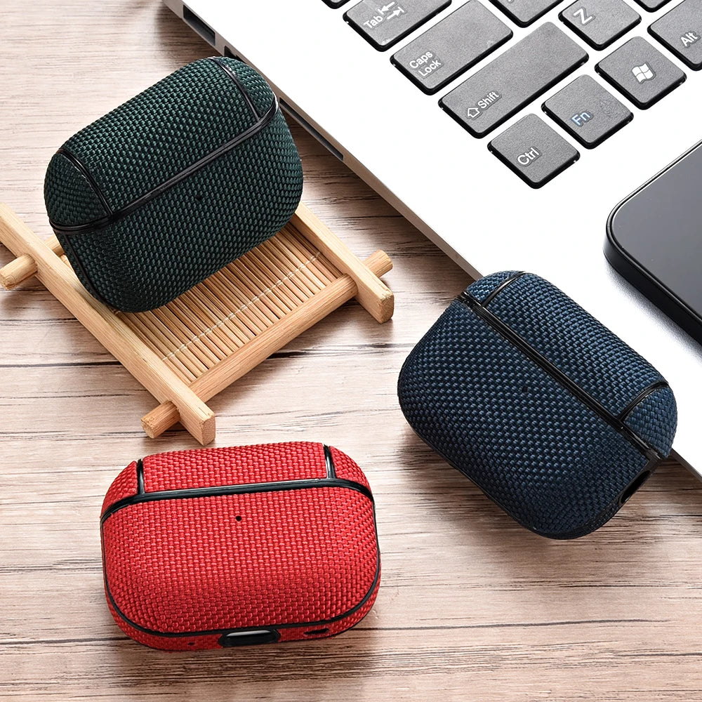 Nylon Hard Plastic Case for AirPods Pro 2 Case for AirPods Pro2 3 3rd USB C Case Wireless Headset for AirPod Air Pods Pro2 Cover