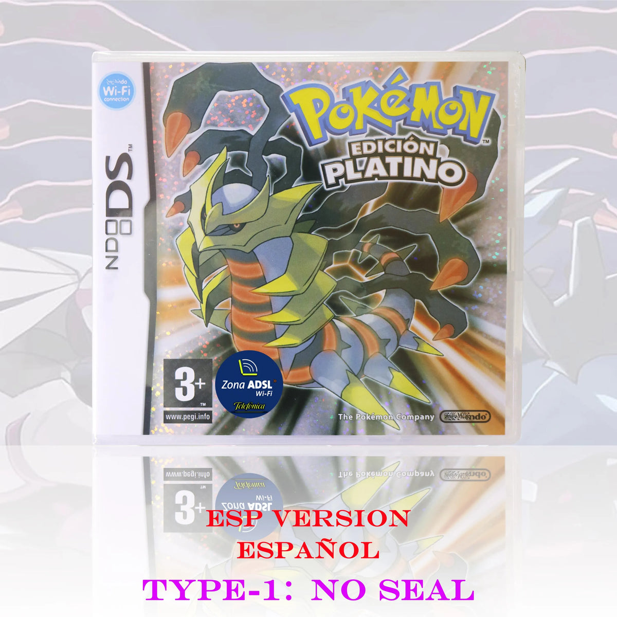 Spanish ESP Version Pokémon Edicion Platino DS Video Game Card New Sealed Package With Box and Manuals for DS 2DS 3DS Console