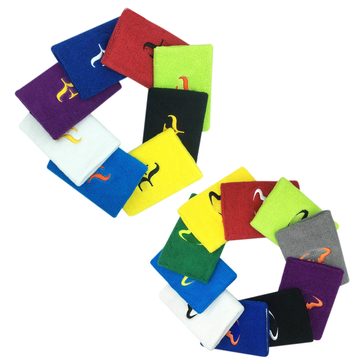 6pcs/Lot Rf/Nadal Bullhea RFF Tennis  Wristband/Tennis Racket/Tennis Racquet/Basketball Wristband/Badminton Wristband