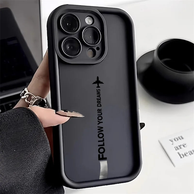 Soft Candy Liquid Silicone Phone Case for iPhone 13 Case iPhone 16 Pro 15 11 14 12 17 Pro Max XR 7 8 Plus SE Shockproof Cover