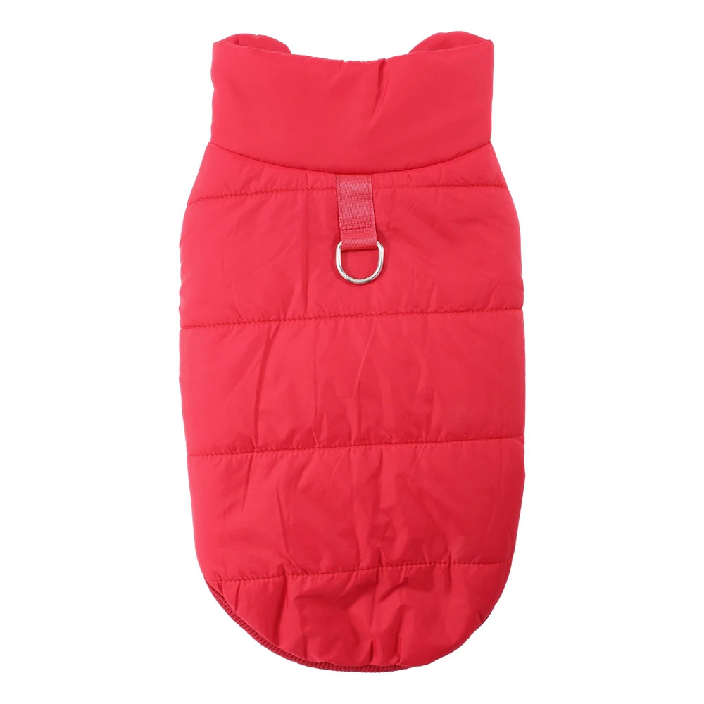 Pet Dog Vest Jacket Autumn Winter Warm Fleece Dog Coat Clothes for Small Medium Dogs Thick Chihuahua French Bulldog Pug Clothing