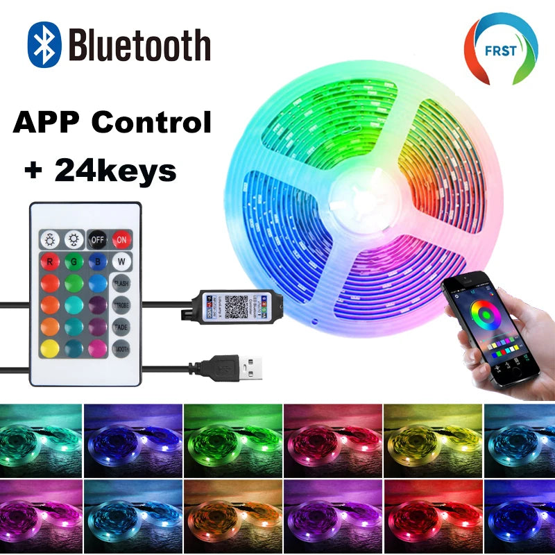 Color RGB 5050 LED Strip Bluetooth Tape