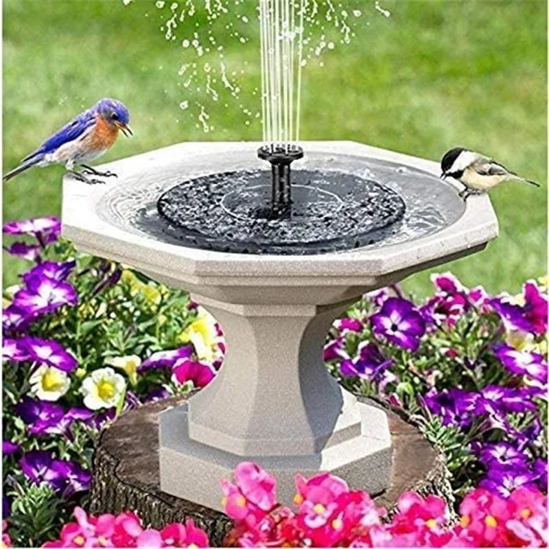 7V Solar Fountain Watering Kit Power Solar Pump Pool Pond Submersible Waterfall Floating Solar Panel Water Fountain for Garden