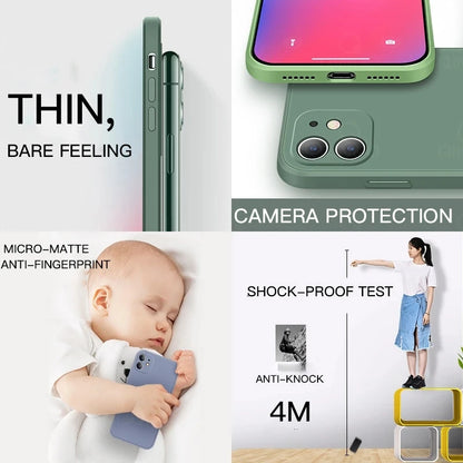 For iPhone 17 Pro Max Case iPhone 17 16 15 14 13 12 11 Pro Max Cover Matte Silicone Protective Phone Cases for iPhone 17 Air