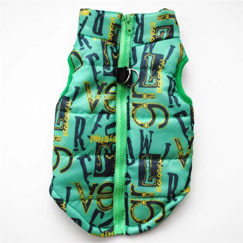 Warm Dog Clothes for Small Dog Windproof Winter Pet Dog Coat Jacket Padded Clothes Puppy Outfit Vest Yorkie Chihuahua Clothes 35