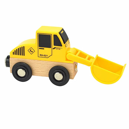 Wooden Track Electric Locomotive Train Magnetic Car Toy for All Brand Wooden Train Track Railway Toys for Kids Educational Toys