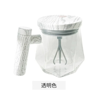 Fully Automatic Coffee Stirring Cup 400ml Electric Mixer Mug for Coffee Tea Milk Cocoa Self Stirring Coffee Mug Glass
