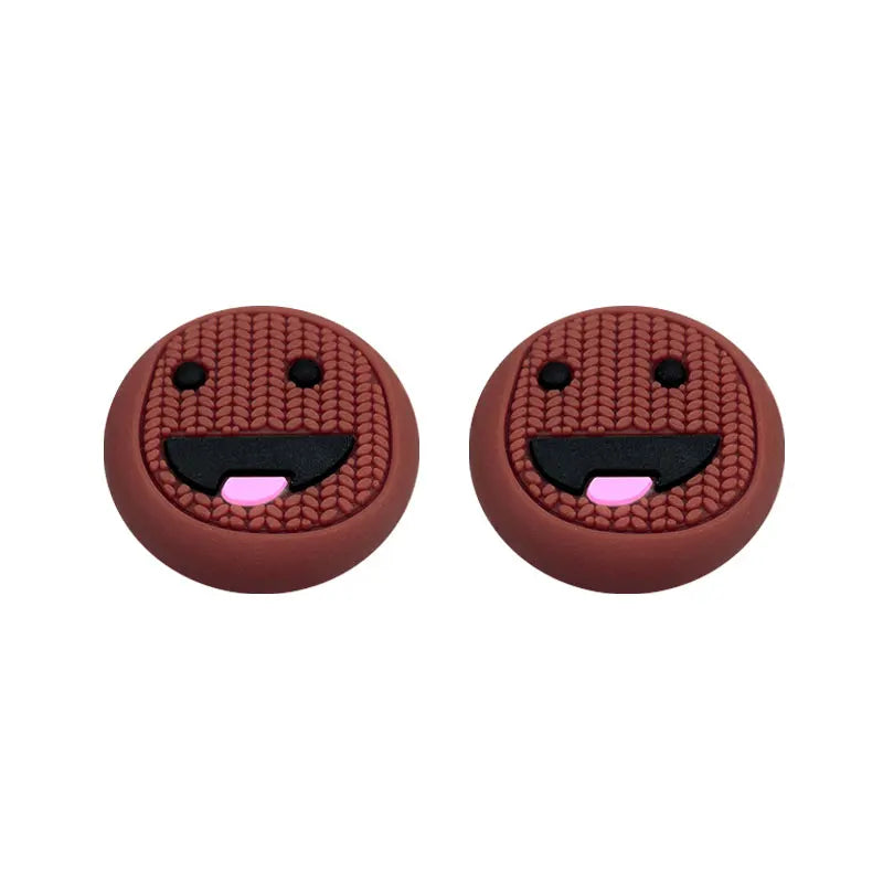 2pc Soft Silicone Thumb Stick Grip Caps for PS5 PS4 Xbox Switch Controller