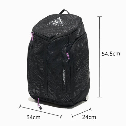 RIGORER Basketball Backpack Z125350102 - Large Capacity Durable Sports Bag for Basketball Training, Fitness & Travel Storage
