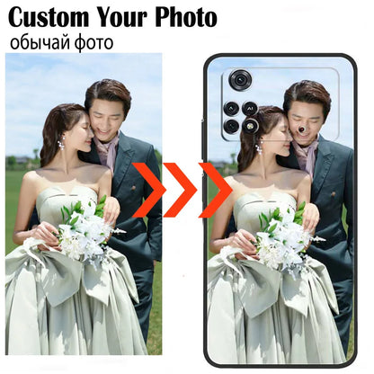 Customized Phone Cases For Xiaomi Poco X4 Pro 5G Poco X3 NFC X4 GT M4 X5 Pro Silicone Cover DIY Personalized Photo Picture Funda