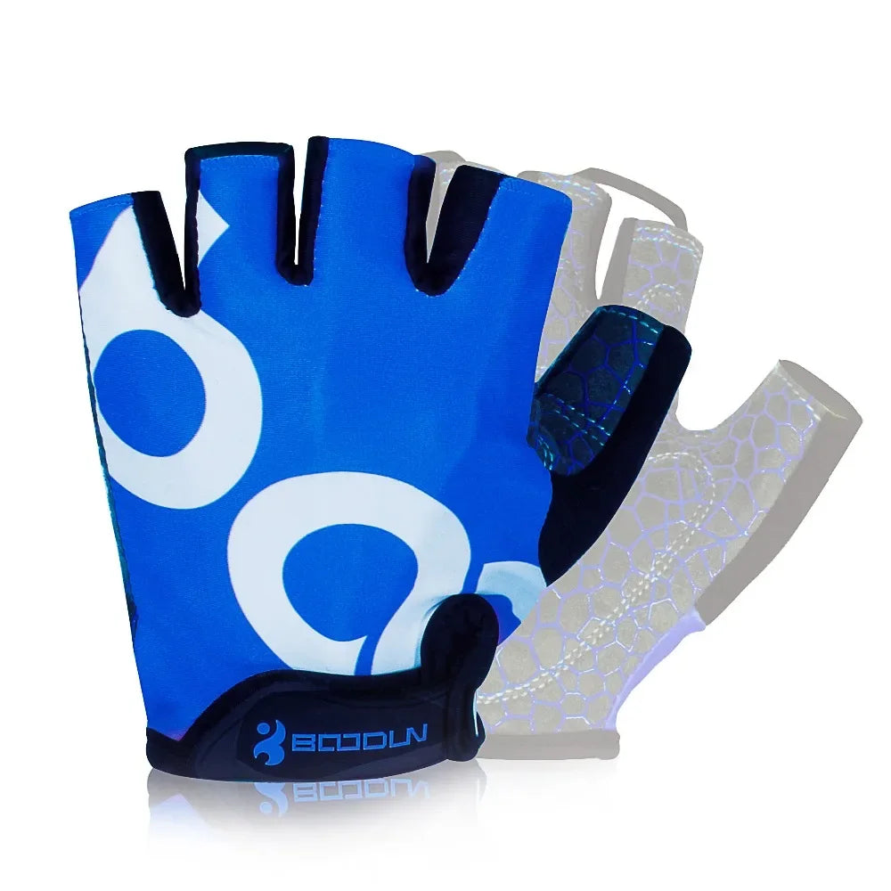 Men Women Gym Weightlifting Gloves Body Building Half Finger Workout Fitness Gloves Shockproof An-Slip Sports Training Gloves