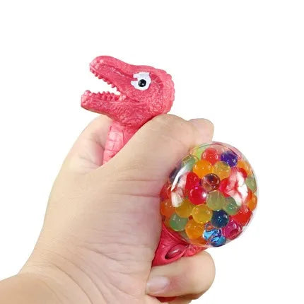 1pc New Dinosaur Squeeze Toys for Children Vented Grape Ball Pinch Decompression Antistress Squishy Toy Relief Stress